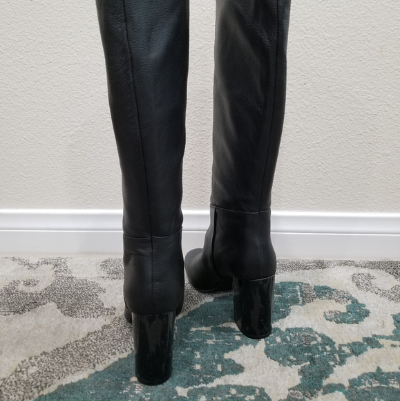 Kenneth Cole REACTION Cherry Tall Shaft Heeled Boots 6M - Picture 3 of 5